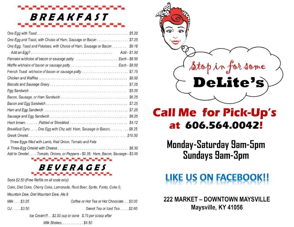 Delite's Menu image 1